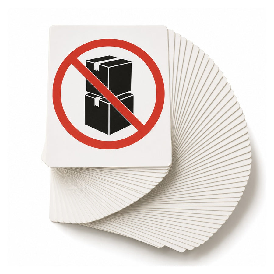 3x4 Do Not Stack Labels 500/Roll DL4481 - alias listing