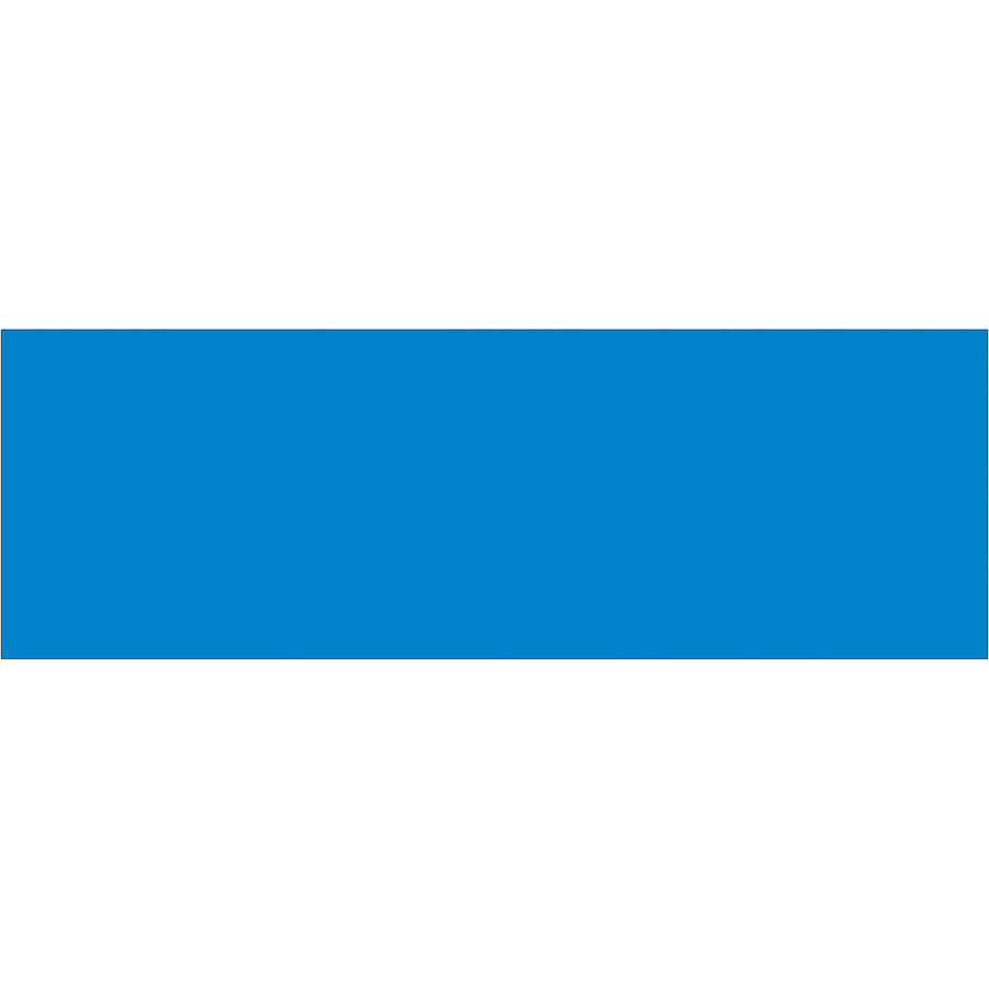 Organize shipments and inventory fast with 3x9 light blue rectangle labels–250 per roll on durable paper stock. Write directly with pens or markers. Compatible with tabletop and wall-mount dispensers for warehouse efficiency and compliance tracking.