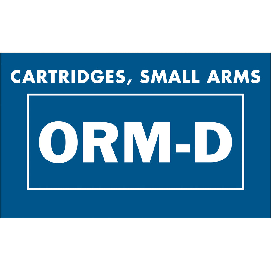 1 3/8 x 2 1/4" ORM-D Cartridges Labels - Semi-Gloss Coated Paper, 500/Roll