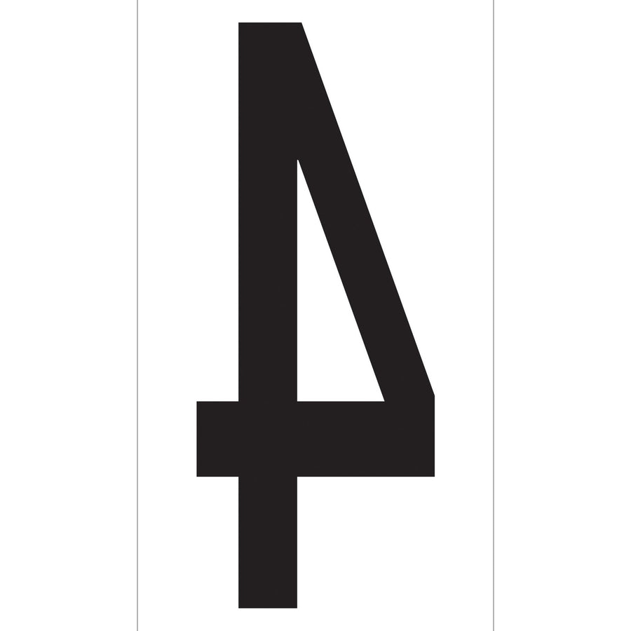 3.5 in Vinyl Warehouse Number Labels Permanent Adhesive 50/Case DL9304 - alias listing