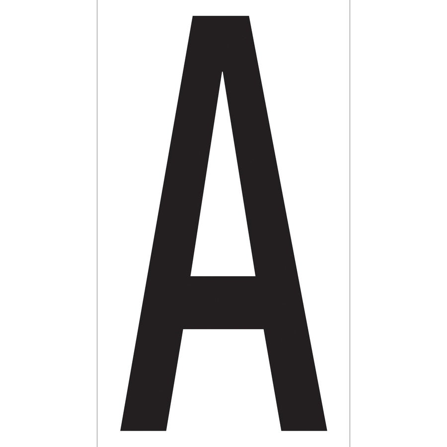 3.5 in Vinyl Warehouse Letter Labels Permanent Adhesive 50/Case DL9310A - alias listing
