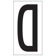 3.5 in D Vinyl Warehouse Letter Labels 50/Case DL9310D - alias listing