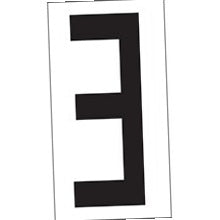 3.5 in E Vinyl Warehouse Letter Labels 50/Case DL9310E - alias listing