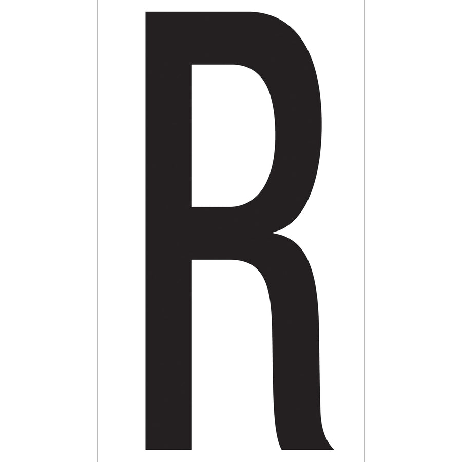 3.5 in Black/White Vinyl Warehouse Letter Labels 50/Case DL9310R - alias listing