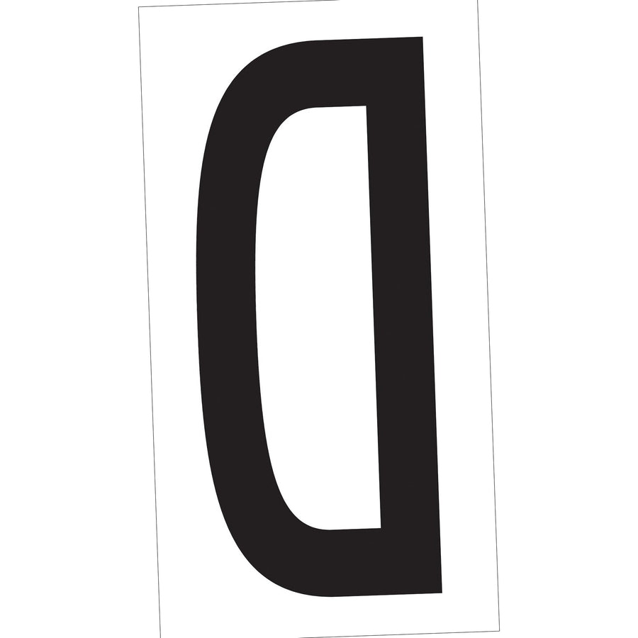 3.5 in Black/White Vinyl Warehouse Letter Labels 50/Case DL9310W - alias listing