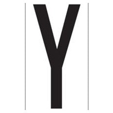 3.5 in Y Vinyl Warehouse Letter Labels 50/Case DL9310Y - alias listing