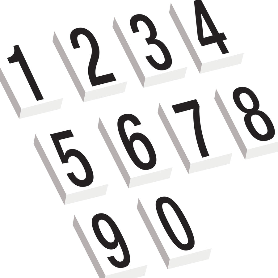 3.5 in Vinyl Warehouse Number Labels DL9315 - alias listing