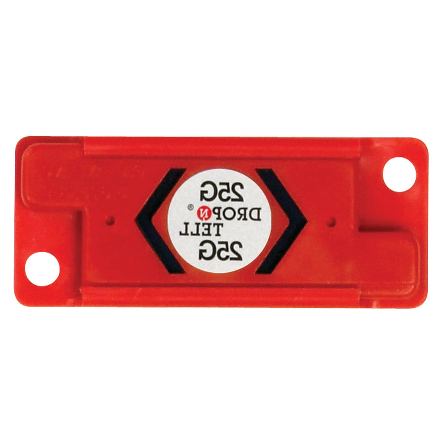 25G Red Resettable Drop-N-Tell Shipping Indicators 25/Case DNT25R
