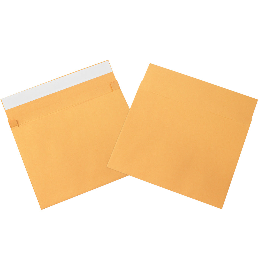 Speed up your mailroom with these 15x10x2" kraft expandable self-seal envelopes that require zero moisture to seal. Constructed from durable 40 lb. paper stock with side expansion for bulky items, these peel-and-seal mailers ship 100 per case and feature a protected tear strip that keeps adhesive dust-free for extended shelf life.