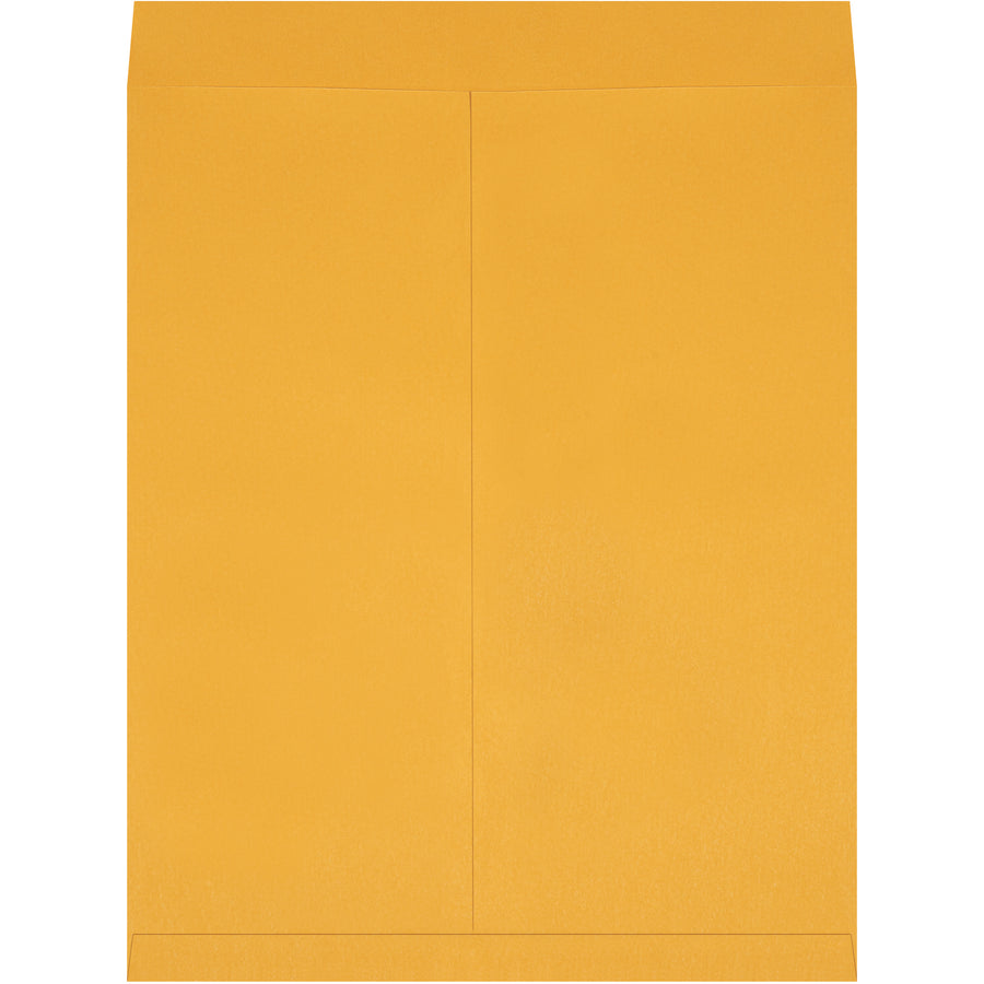 Protect oversized documents and printed materials with these 27 x 22" kraft jumbo envelopes. Crafted from durable 28 lb. paper stock with ungummed flaps for easy reuse and cost savings. Ships quickly in cases of 100–the ideal solution for mailrooms and high-volume packaging needs.