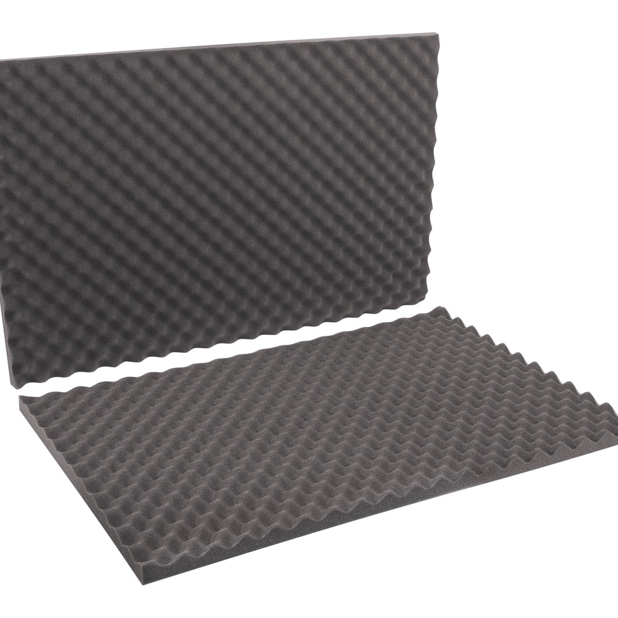 24x36x2 Charcoal Convoluted Foam Sheets 9/Case FCSC24362