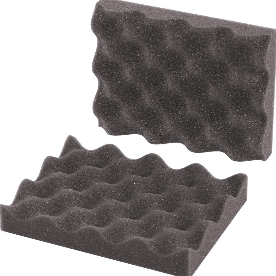 8x6x2 Charcoal Convoluted Foam Sheets 48/Case FCSC862