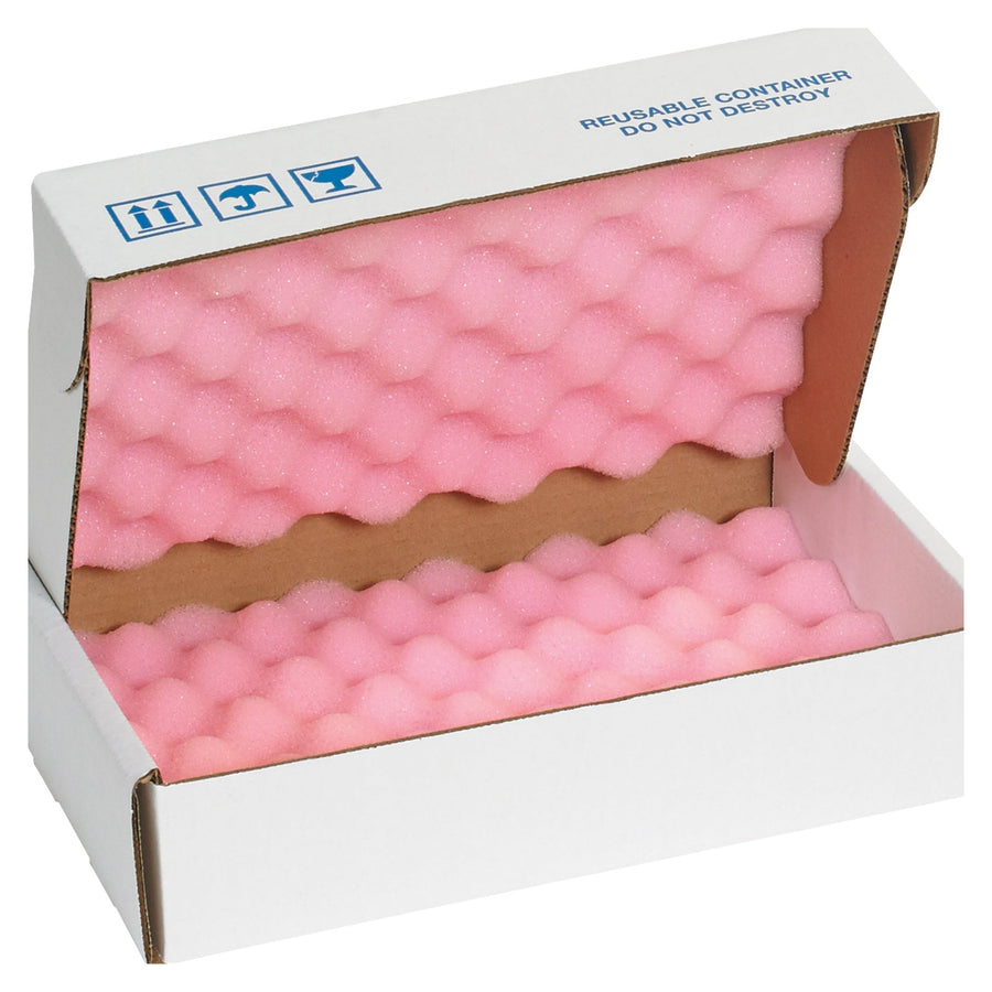 12x8x2.75 200# Anti-Static Foam Shippers Corrugated 24/Case FSA1282
