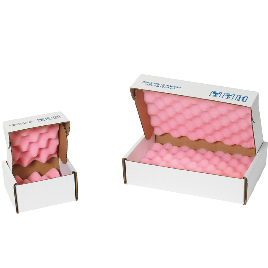14x12x4 200# Anti-Static Foam Shipper Box Corrugated 12/Case FSA14124
