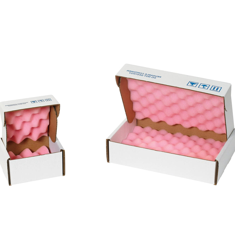 24x24x2.75 200# Anti-Static Foam Shipper Box Corrugated 9/Case FSA24242