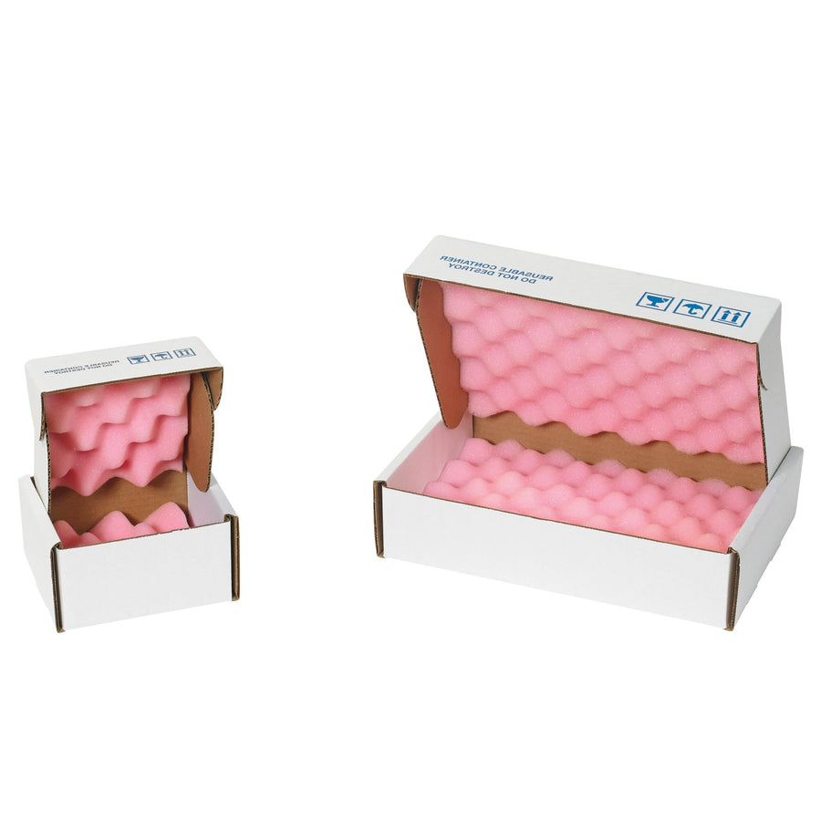 9x6x3.25 200# Anti-Static Foam Shipper Box Corrugated 24/Case FSA963