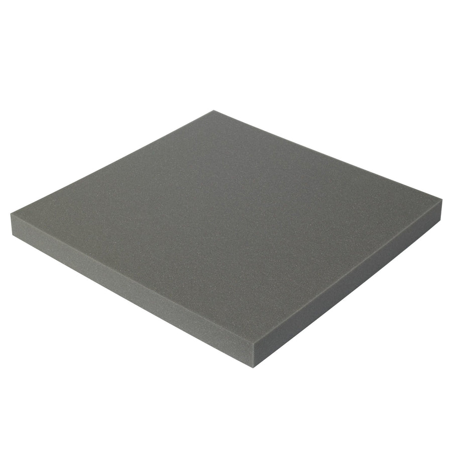 1/2 x 12 x 12 in Charcoal Polyurethane Foam Sheets 96/Case FSC121205