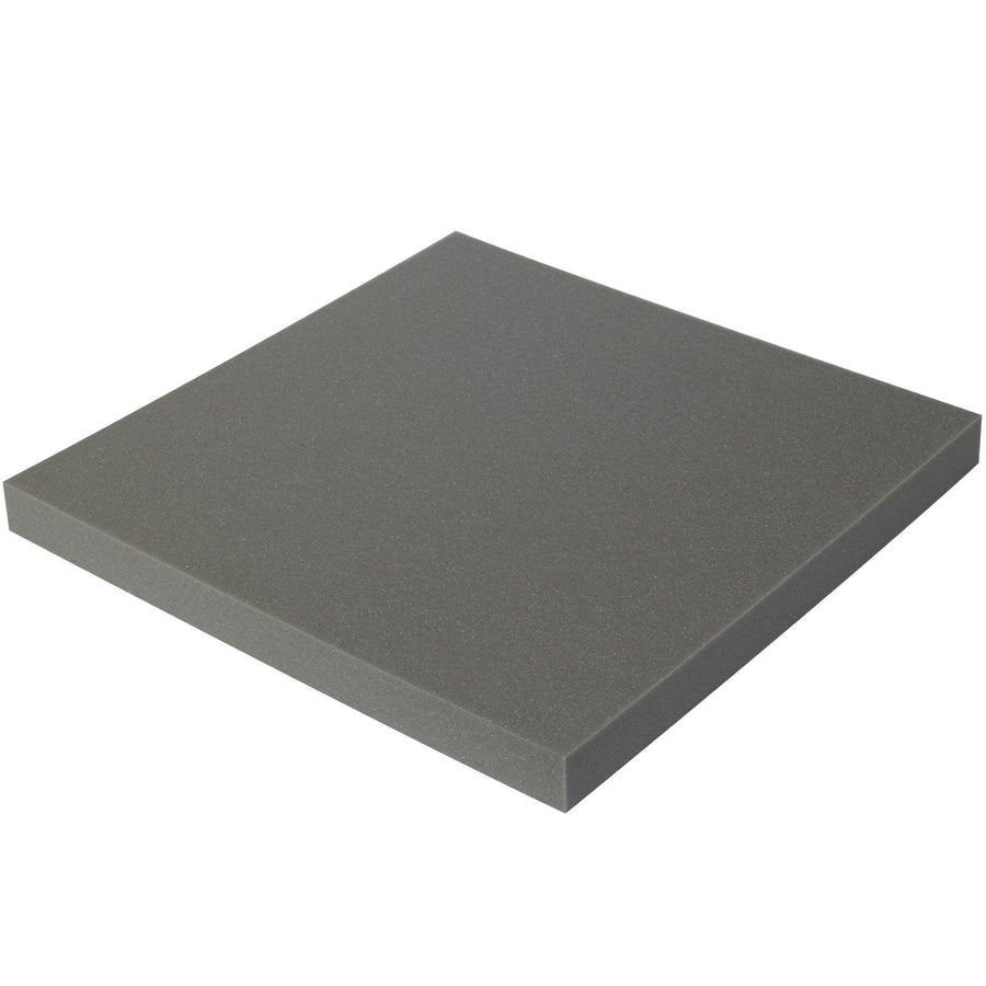 24x24x1 Charcoal Polyurethane Foam Sheets 12/Case FSC24241
