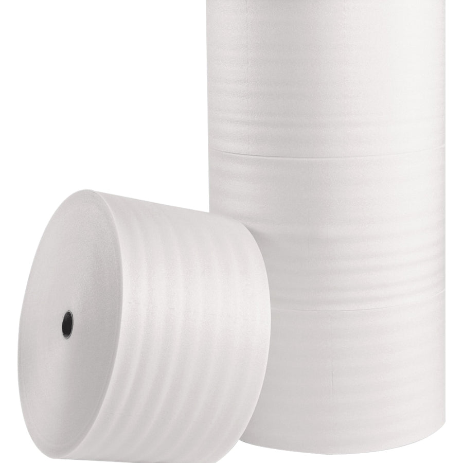 1/8 in x 24 in x 350 ft White Polyethylene Air Foam Roll FWUPS18S24