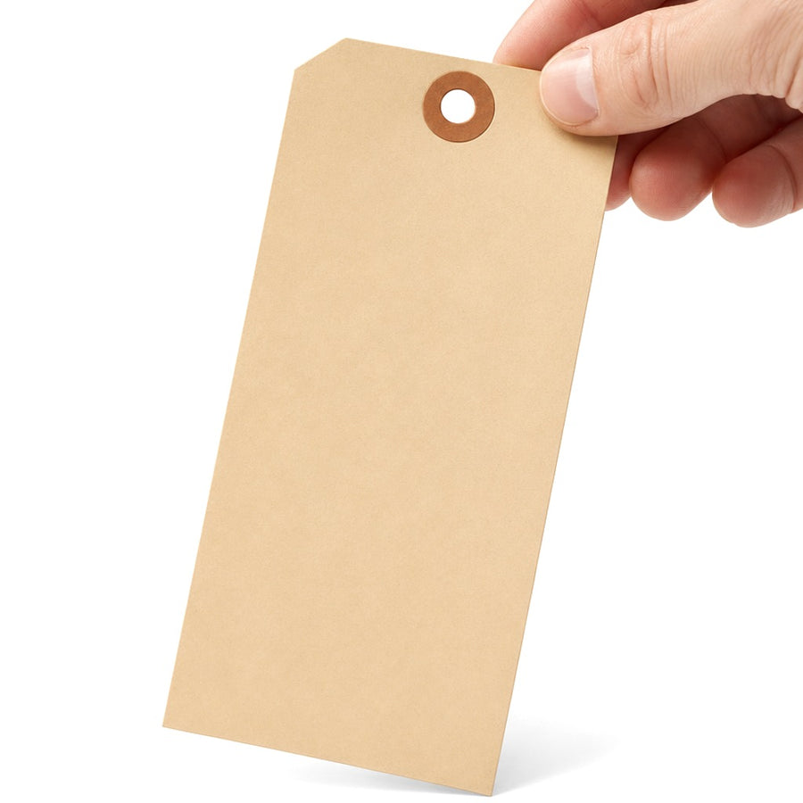 3 1/4 x 1 5/8 in 13 Pt Manila Shipping Tags Tear-Resistant 500-Pack G10021500PK - alias listing