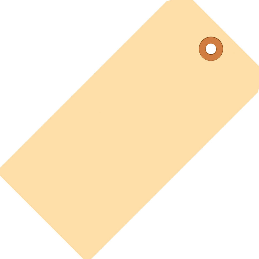 4 3/4 x 2 3/8 in 13 Pt Manila Shipping Tags 1000/Case G10051 - alias listing