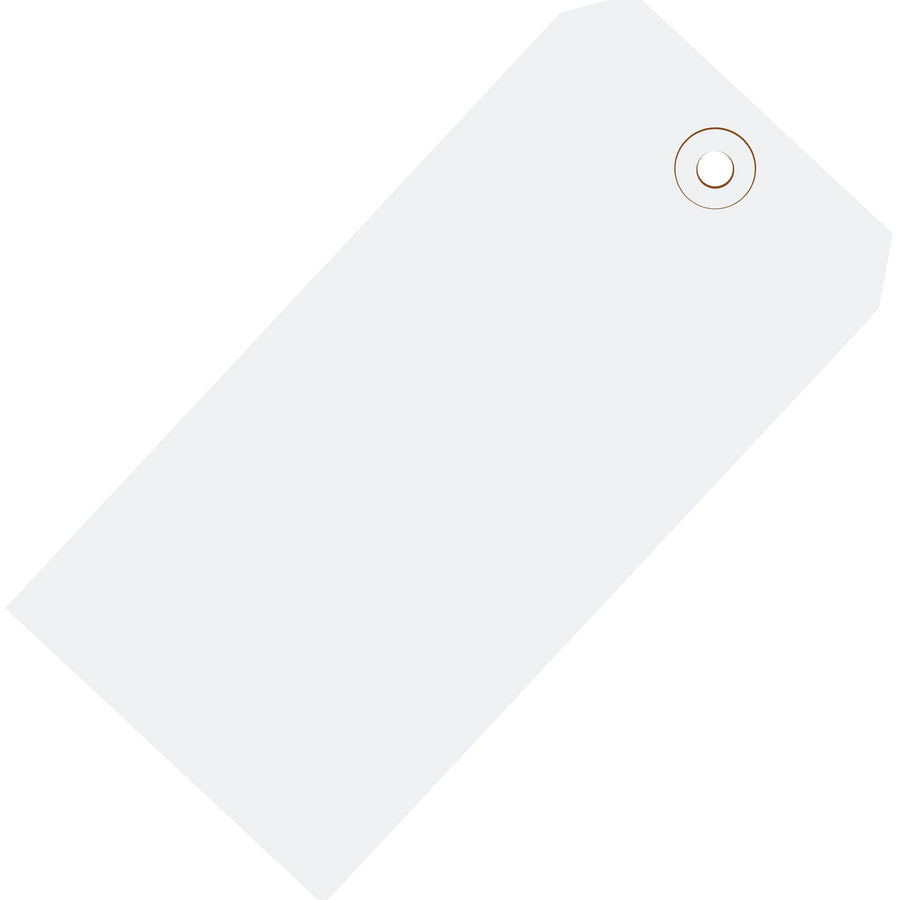 3 1/4 x 1 5/8 in 13 Pt White Shipping Tags 1000/Case G11021G