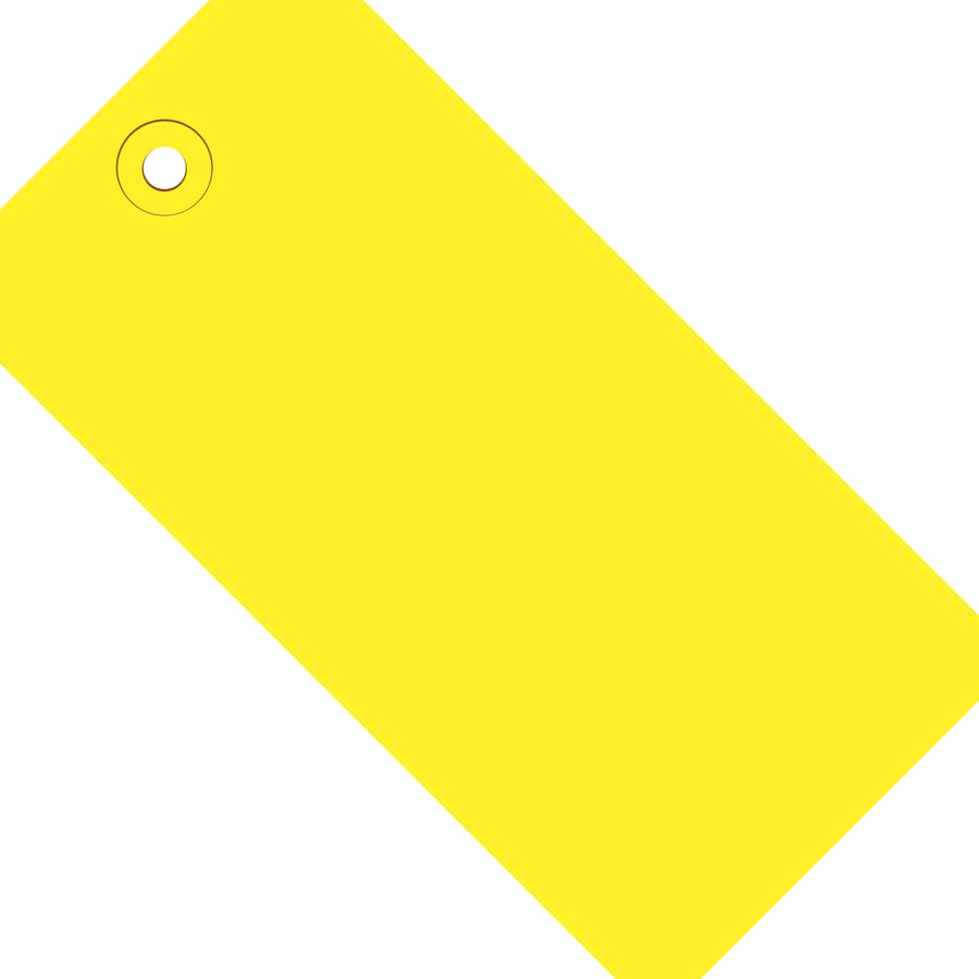 4 1/4 x 2 1/8 in 13 Pt Yellow Shipping Tags 1000/Case G11041C - alias listing
