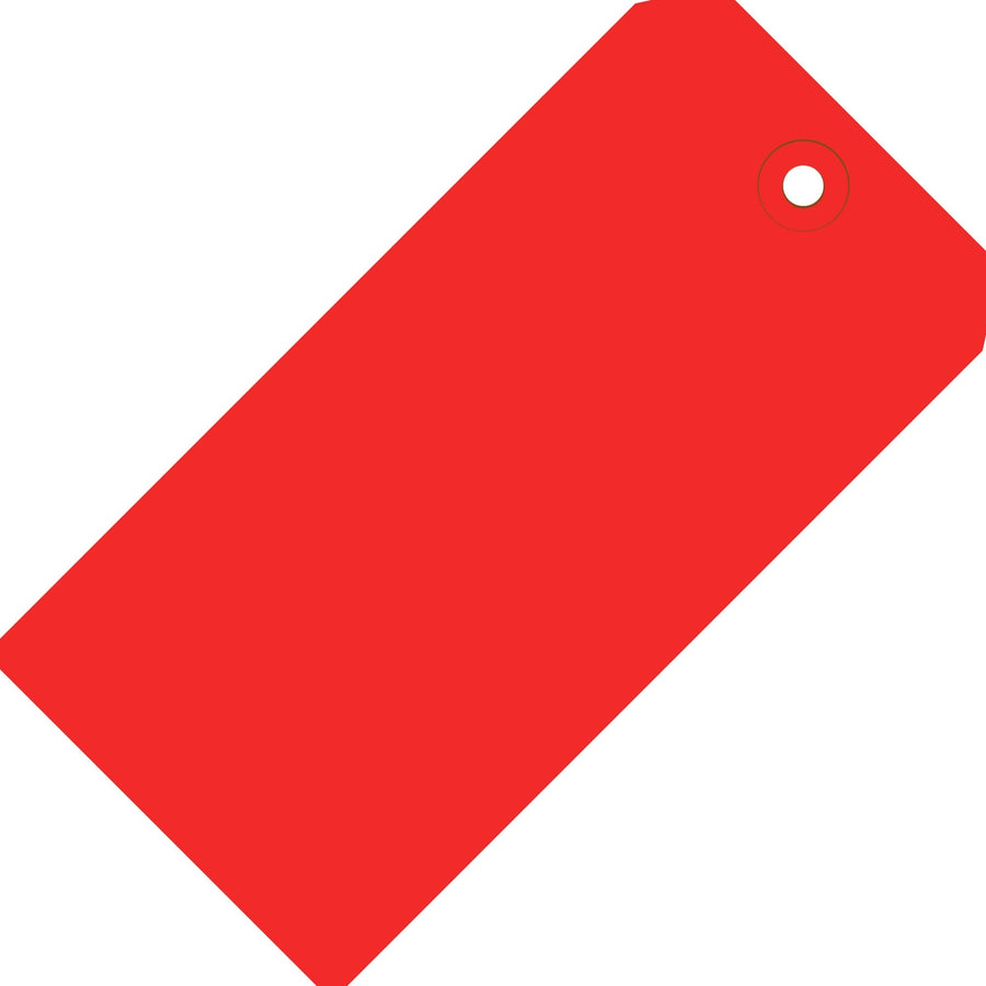6 1/4 x 3 1/8 in 13 Pt Red Shipping Tags 1000/Case G11081E - alias listing