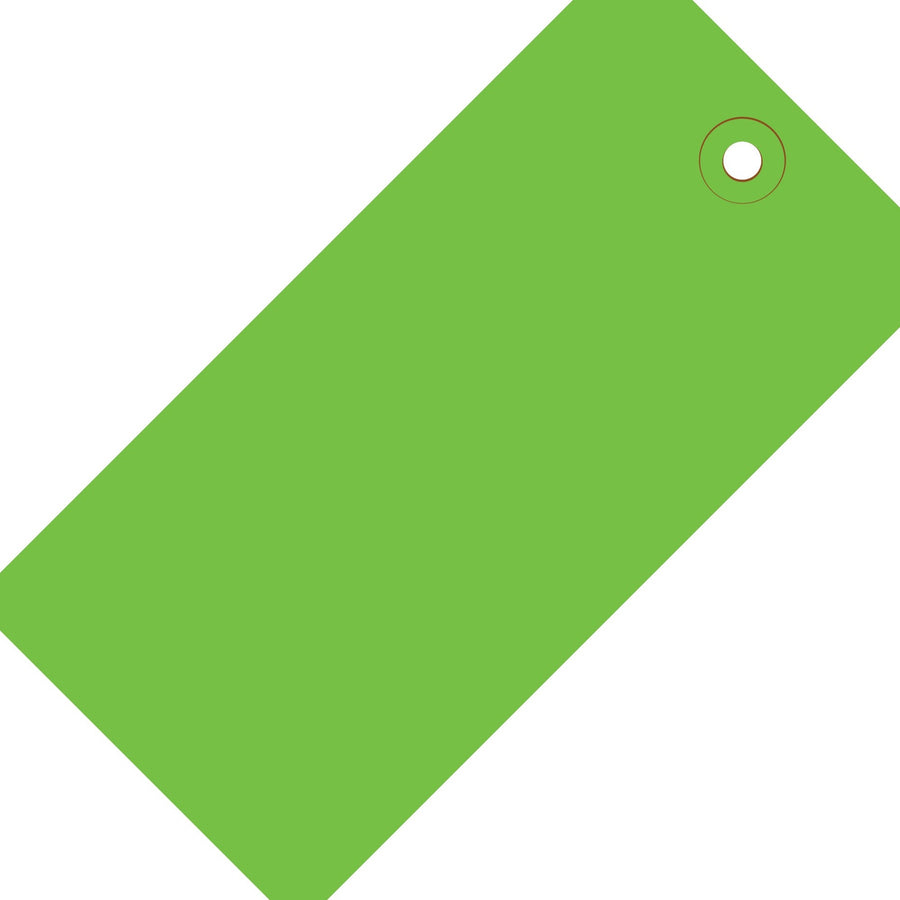 8x4 13 Pt Green Shipping Tags 500/Case G11091D - alias listing