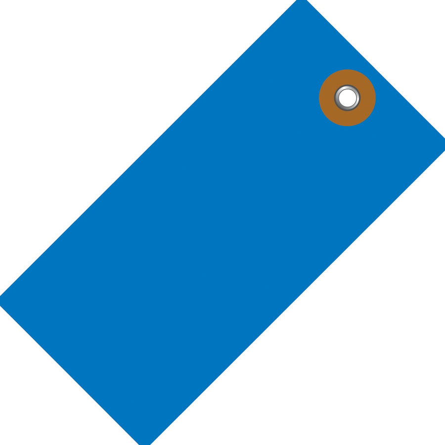 3.75x1.875 Blue Tyvek Shipping Tags 100/Case G14031A - alias listing