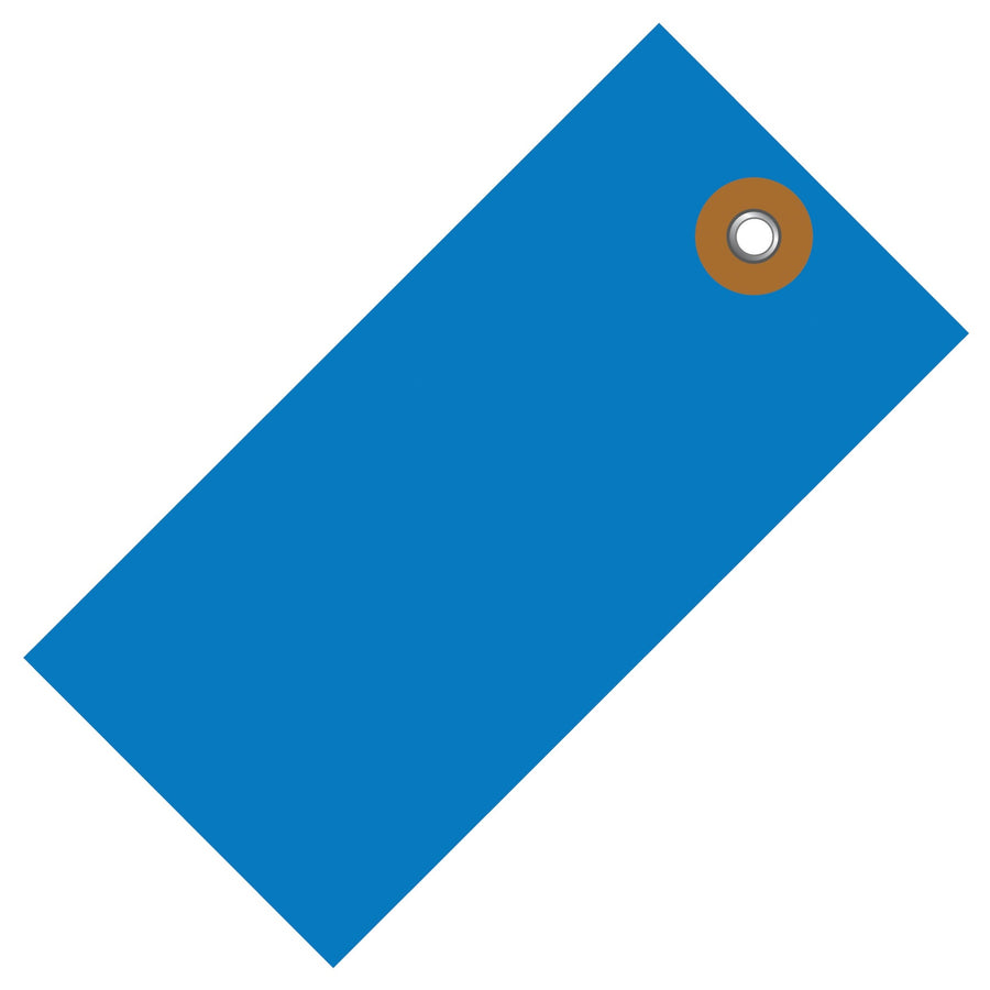 4.25x2.13 Blue Tyvek Shipping Tags 100/Case G14041A - alias listing