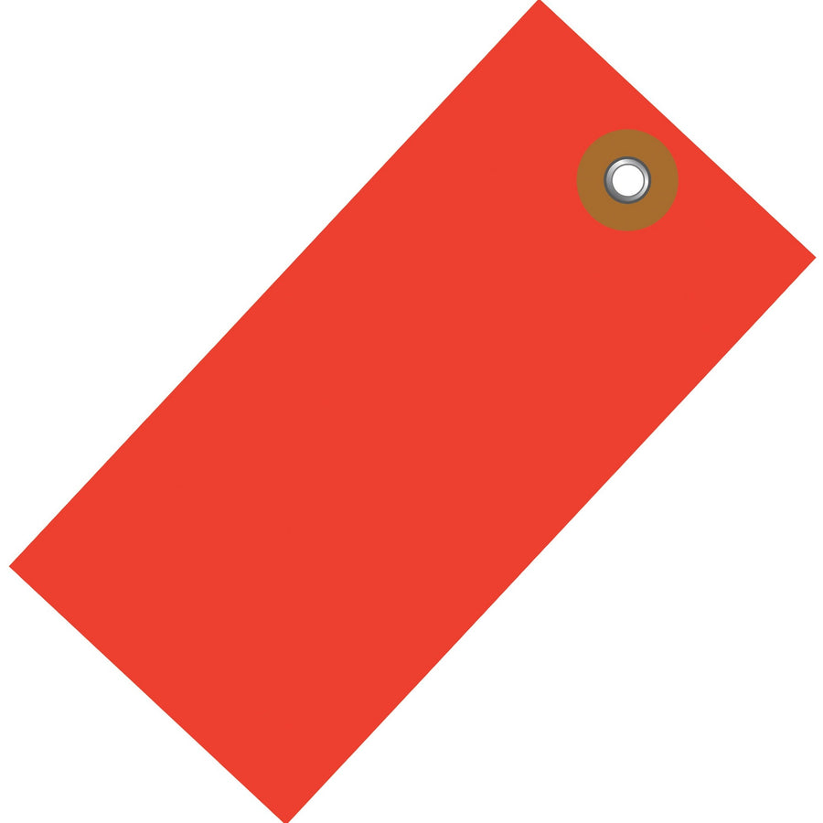 6 1/4 x 3 1/8 in Red Tyvek Shipping Tags 100/Case G14081D - alias listing