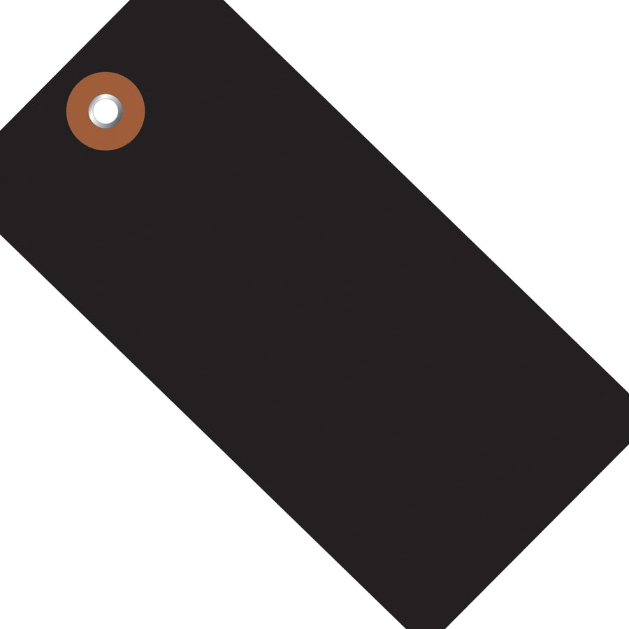 4 3/4 x 2 3/8 in 10 Mil Black Plastic Shipping Tags Waterproof 100/Case G26051 - alias listing