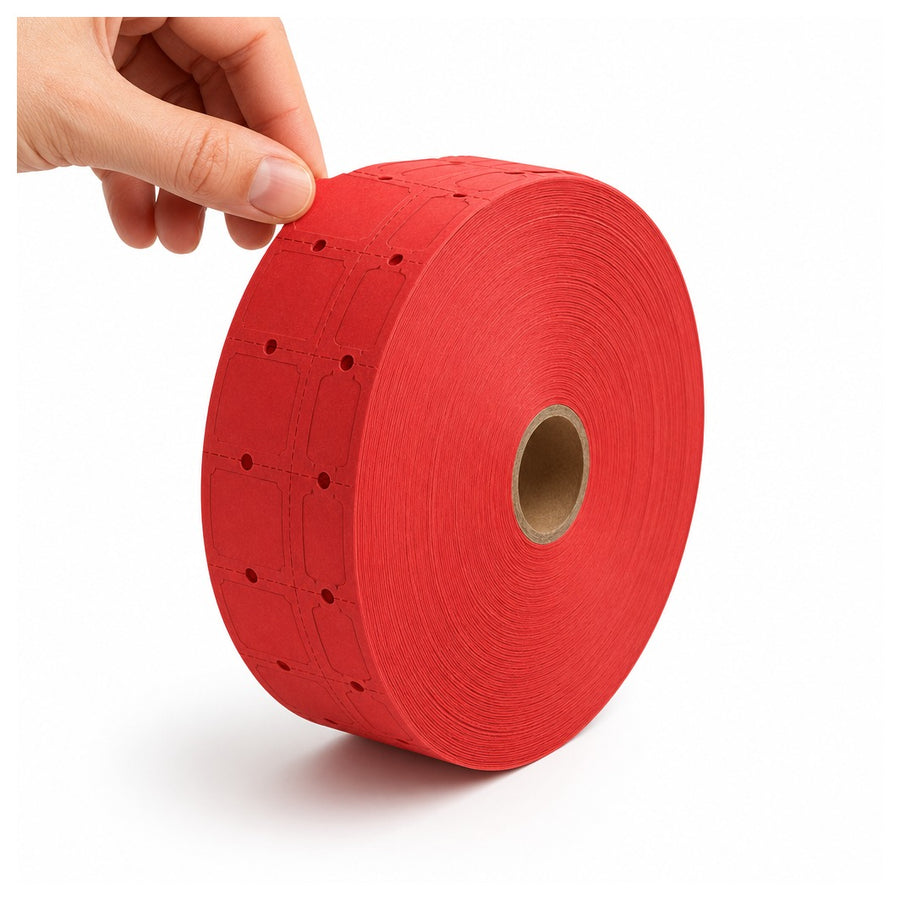 1 x 3/4 in Red Event Tickets G4001RED