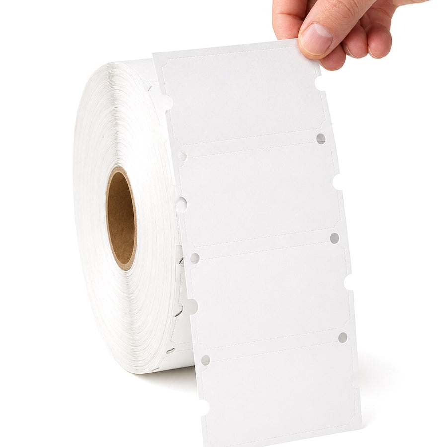 2x1.75 White Raffle Tickets G4002WHITE