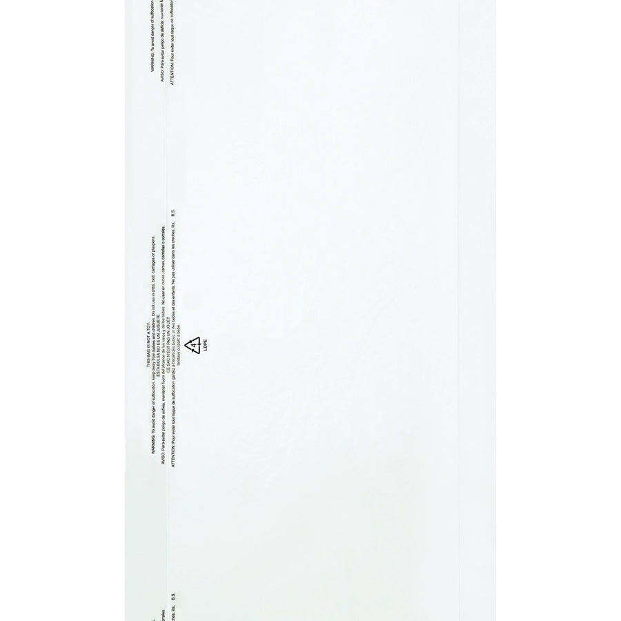21x7x40 0.6 Mil Clear Garment Bags 470/Roll GB21740
