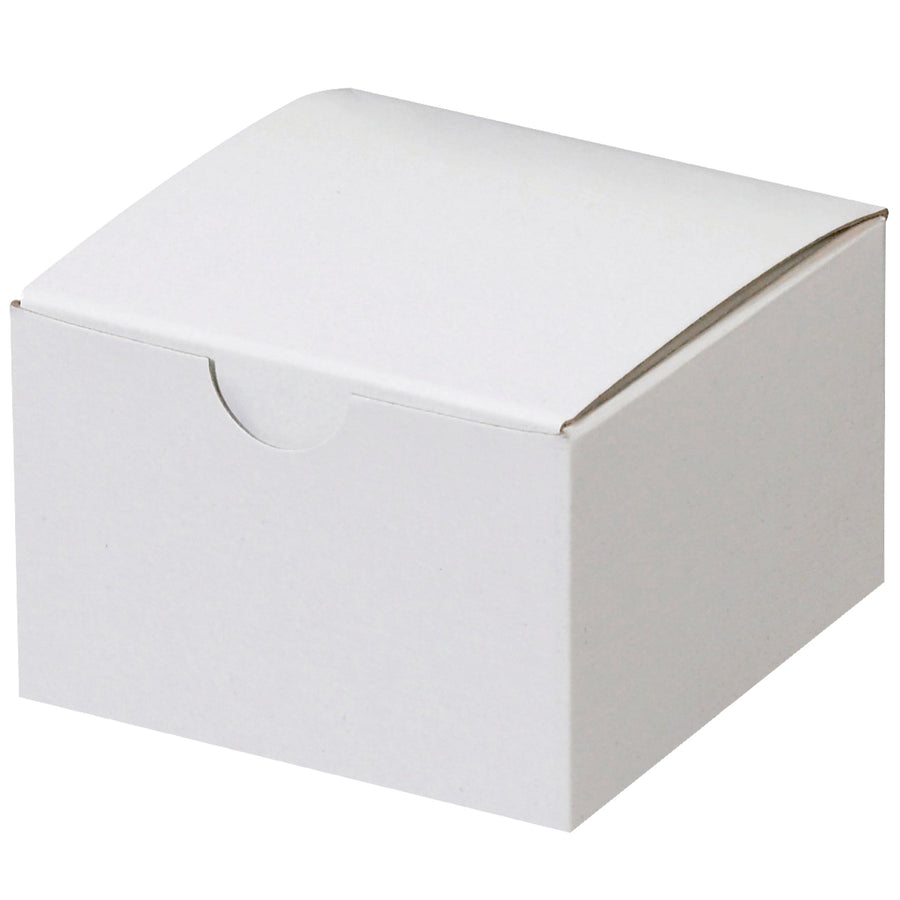 3x3x2 White Chipboard Shipping Gift Boxes 100/Case GB332