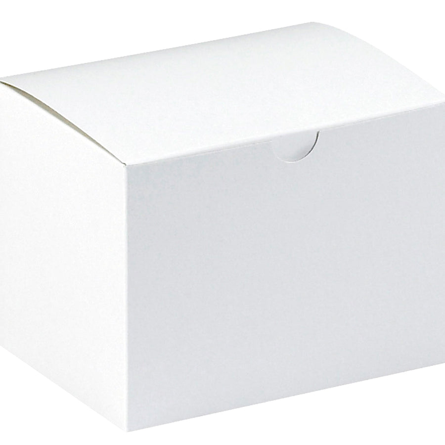 6x4.5x4.5 White Fibreboard Gift Boxes 100/Case GB644