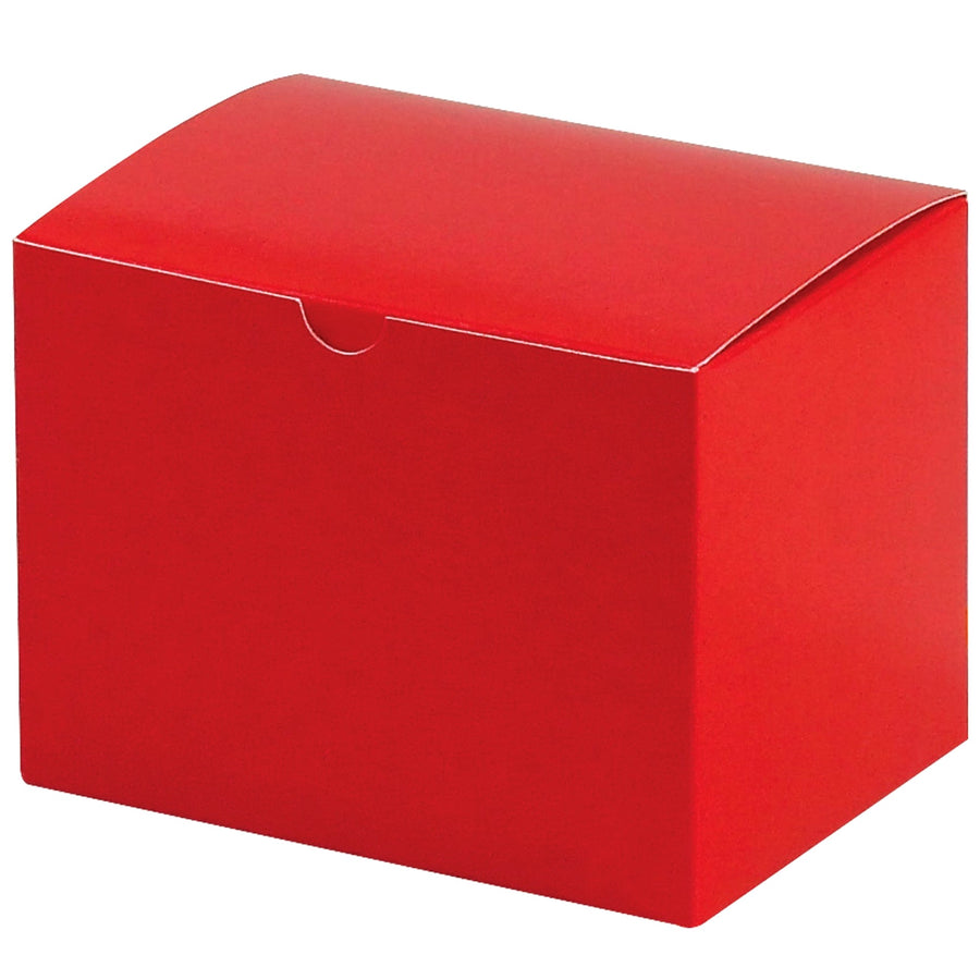 6 x 4 1/2 x 4 1/2 in Red Corrugated Shipping Boxes 100-Pack GB644R