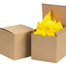 6x6x6 Kraft Gift Boxes 100/Case GB666K