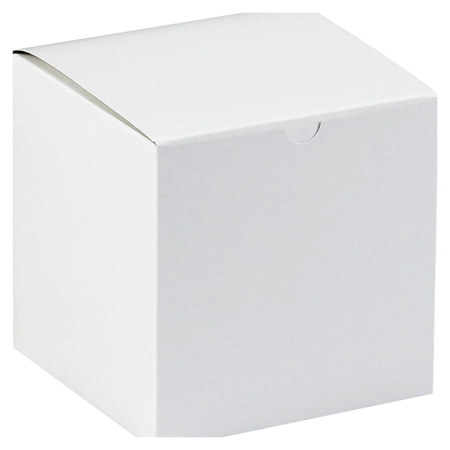 7x7x7 White Fibreboard Gift Boxes 100/Case GB777