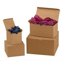 7x7x7 Kraft Gift Boxes 100/Case GB777K