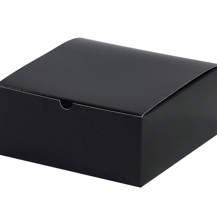 8x8x3.5 Black Gloss Gift Boxes 100/Case GB883BK