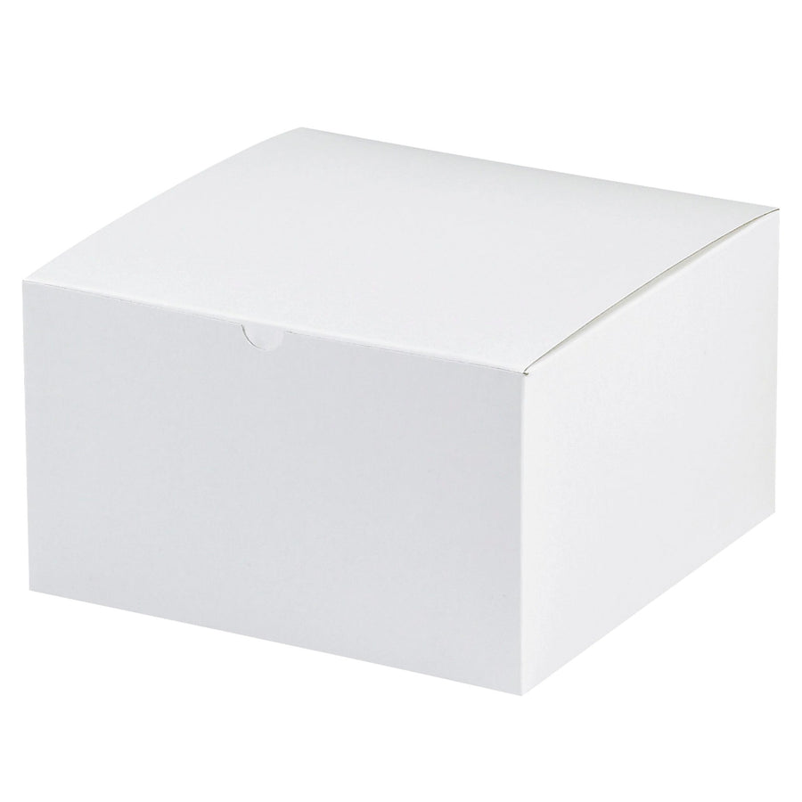 9x9x5.5 White Fibreboard Gift Boxes 50/Case GB995