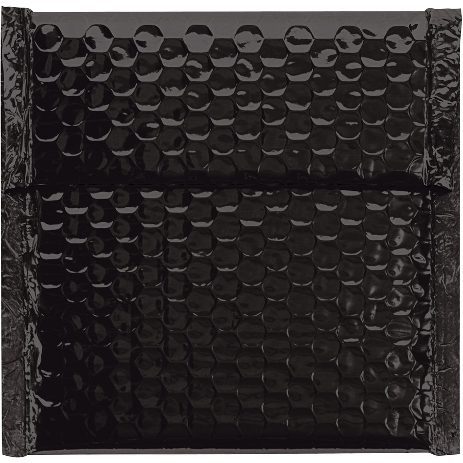 6 3/4 x 7" Black Metallic Bubble Mailers, Case of 72