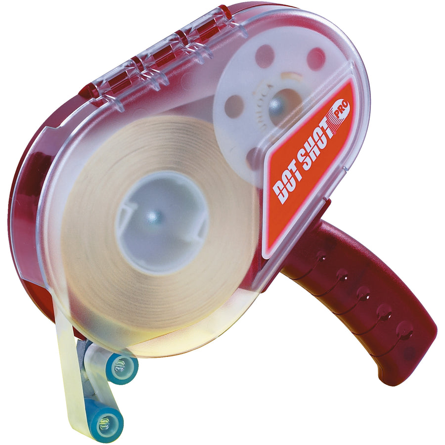 The Dot Shot® Pro Dispenser Gun delivers controlled glue dot application without waste, making it the preferred choice for industrial packaging operations. This ergonomic, triggerless design reduces hand fatigue during repetitive use while maintaining consistent adhesion results. Red plastic construction, sold as 1 each.