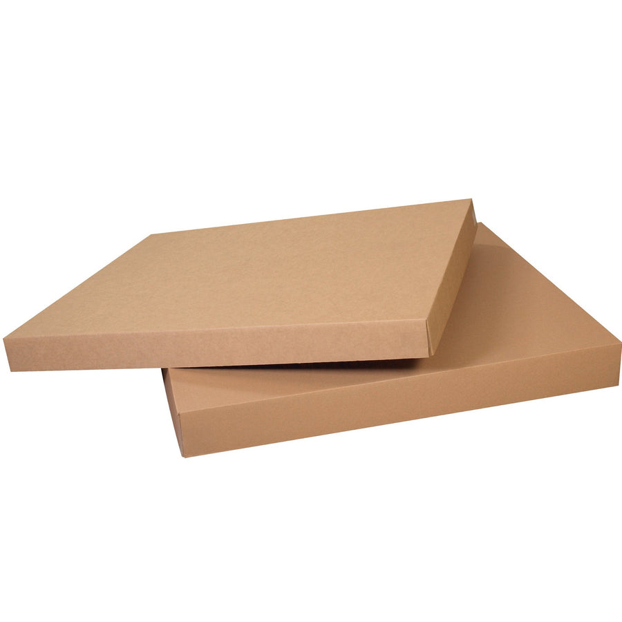 40 1/2x30 1/2x5 ECT-32 Kraft Gaylord Lids 5-Pack GL403030LID