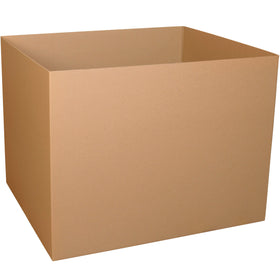 Heavy-duty 48x24x28 double wall gaylord boxes engineered for demanding warehouse and fulfillment operations. ECT-48 rated corrugated cartons deliver superior stacking strength and crush resistance. Ships flat in bundles of 5 to maximize freight efficiency and storage space.