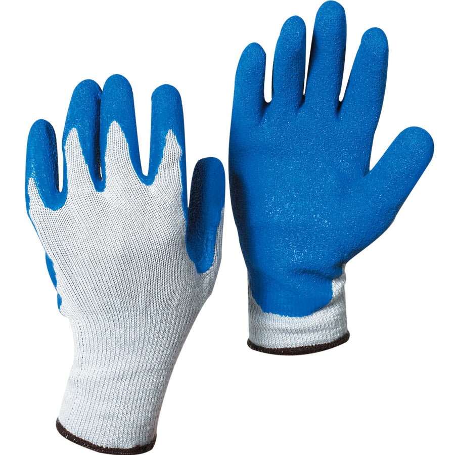 Medium Rubber Coated Palm Gloves 12 Pairs GLV1014M