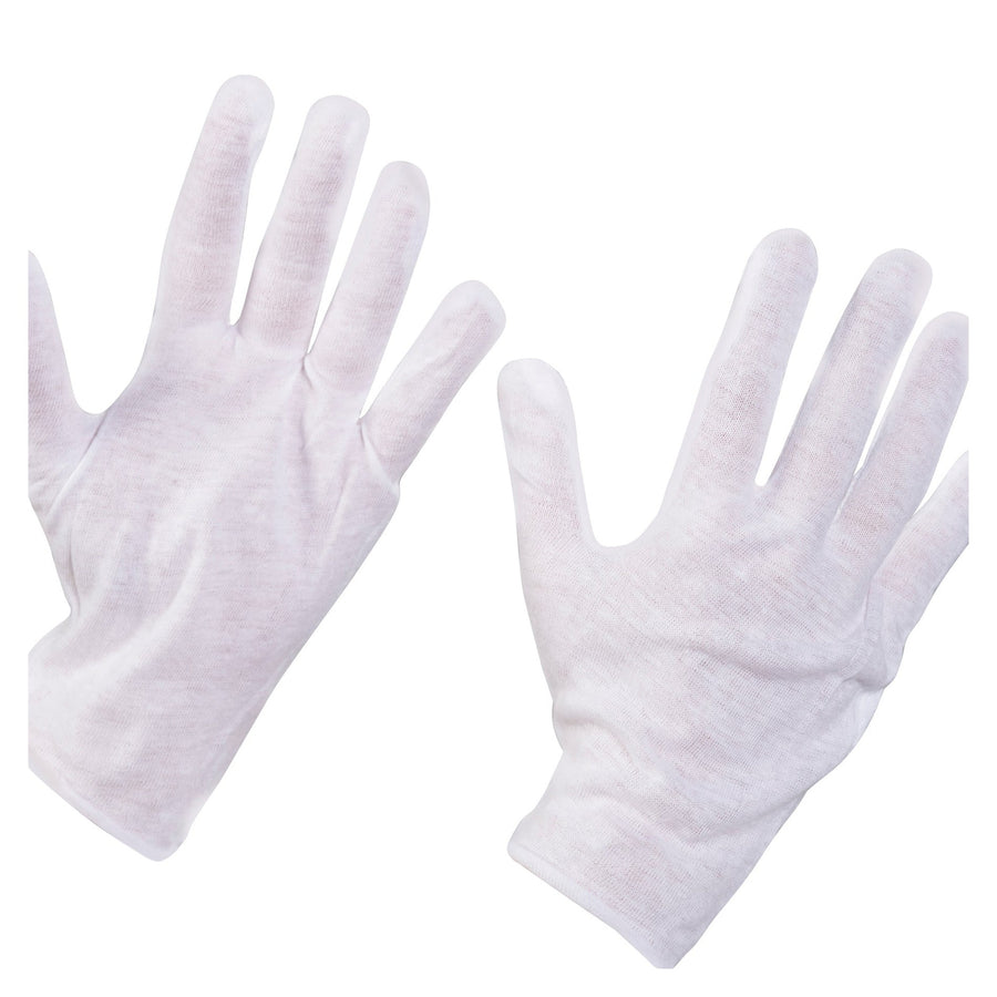 Small 3.5 oz Cotton Inspection Gloves 12 Pairs GLV1051S
